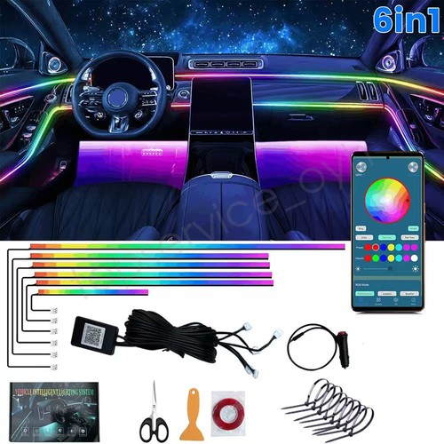 Ambientebeleuchtung auto 6in1 - ambientebeleuchtung,