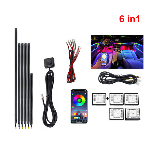 6in1 auto rgb led - rgb,