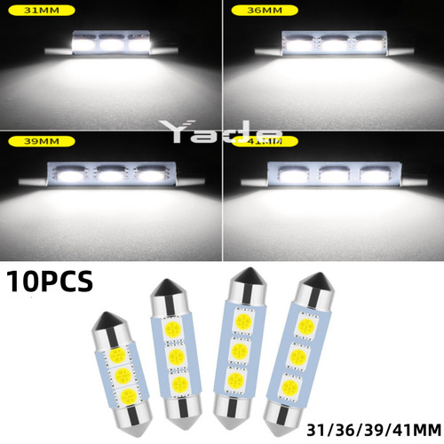 10x 41mm 3smd led - 31/36/39/41mm,
